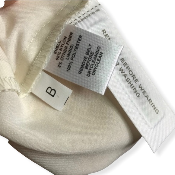 Loft Cream Sparkly Lace Sleeveless Mini Dress Size 10 - Picture 3 of 7